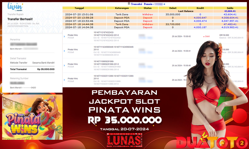 BUKTI PEMBAYARAN PINATA WINS 20-07-2024